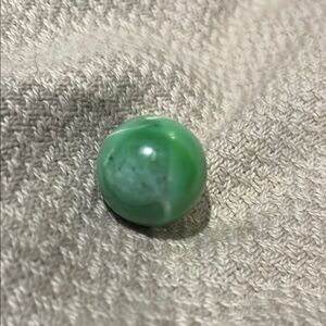 Vintage Peltier Rainbo Marbles Green, White